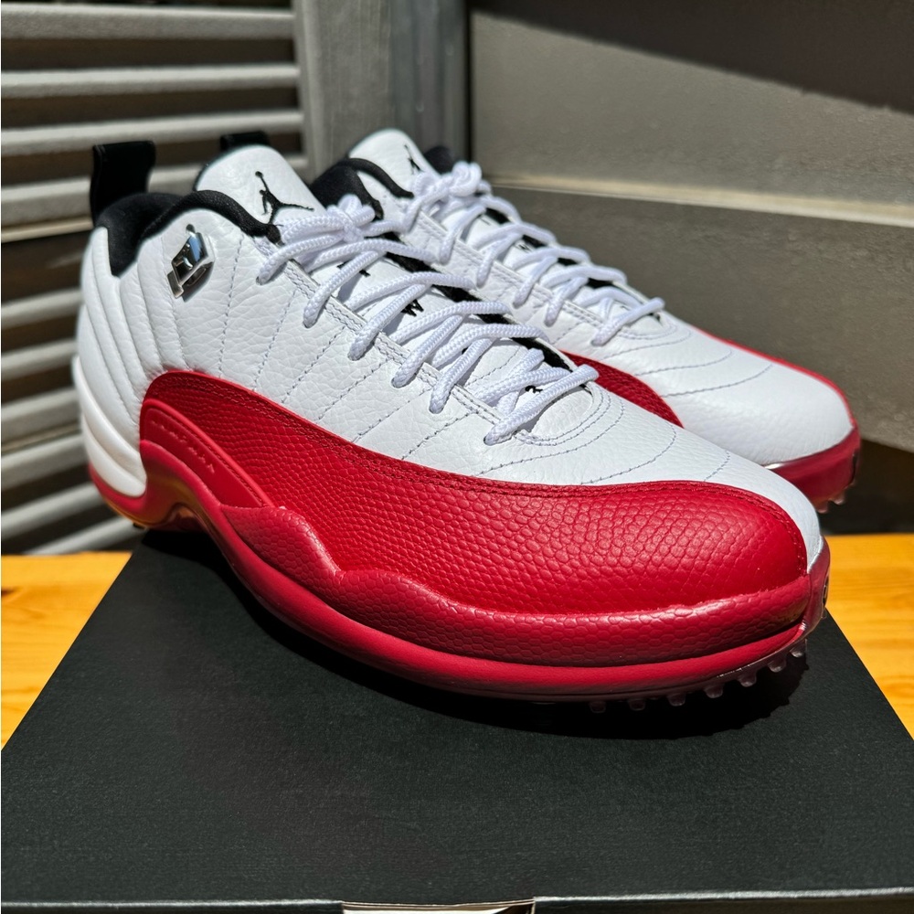 Jordan Retro 12 G “Cherry” Golf Sneakers